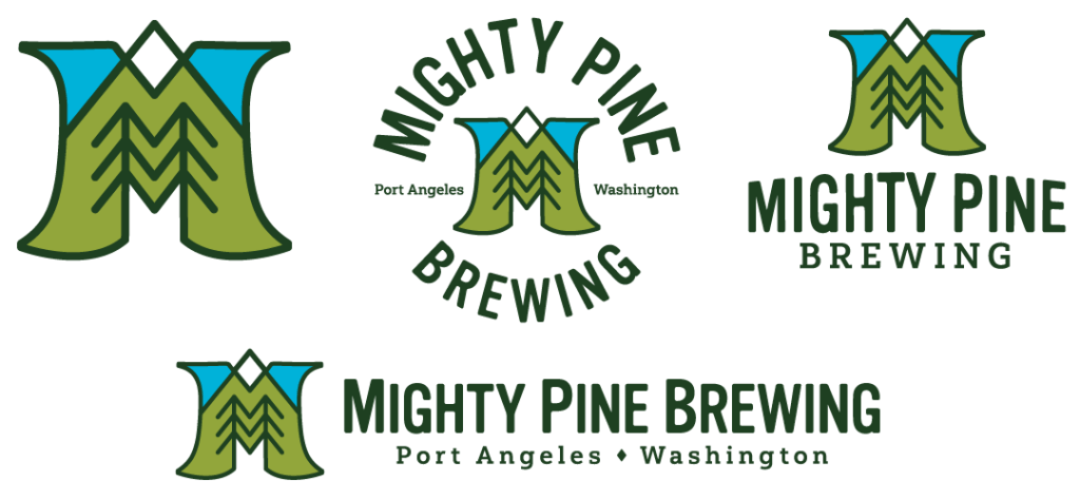 Mighty Pine Brewing Primary Color Logos