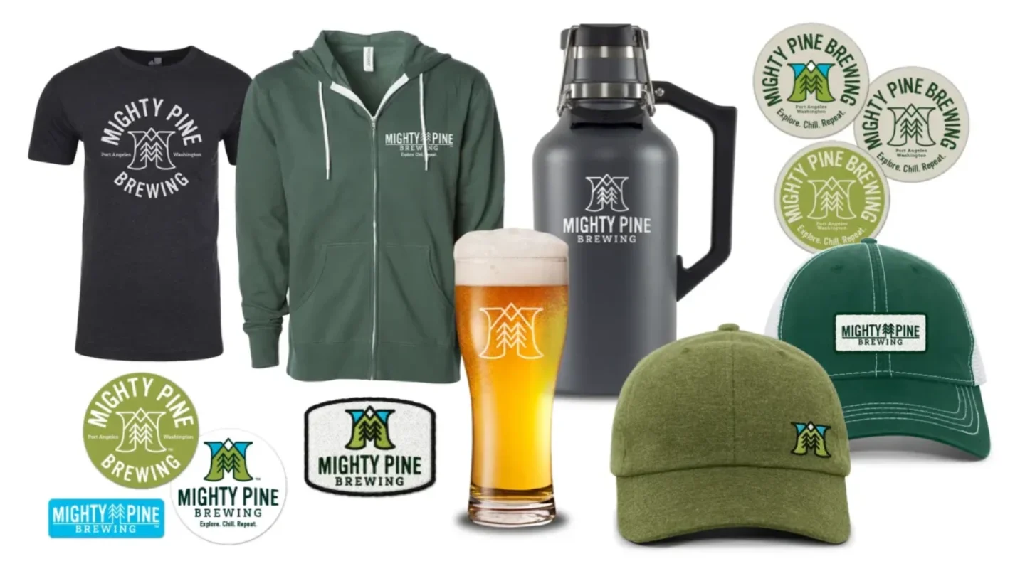 Mighty Pine Brewing Brand Merchandise Application